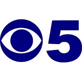 Blue CBS 5 logo featuring the CBS eye symbol next to the number 5.